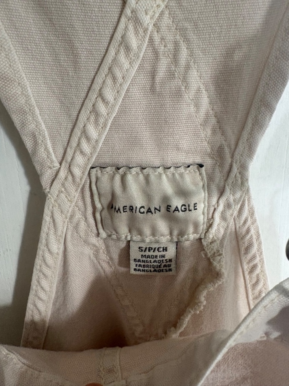 Women’s American Eagle beige overalls - Picture 2 of 4